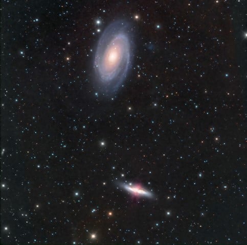 Galaxies in Ura Major by Robbie Ince