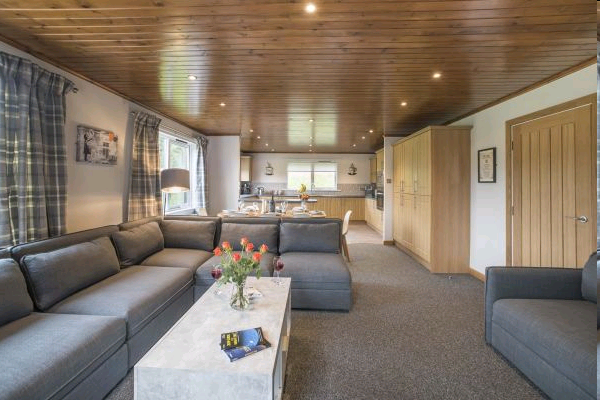 Calvert Kielder Lodges - living room