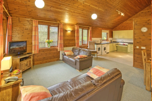 Calvert Kielder Lodges - living room