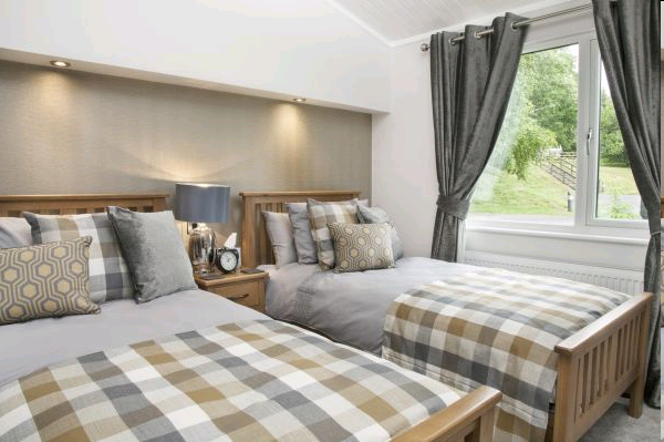 Kielder Lodges bedroom