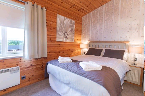 Kielder Lodges bedroom