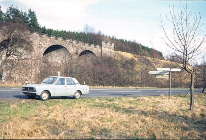 Viaduct in the ‘sporty’ sixties.